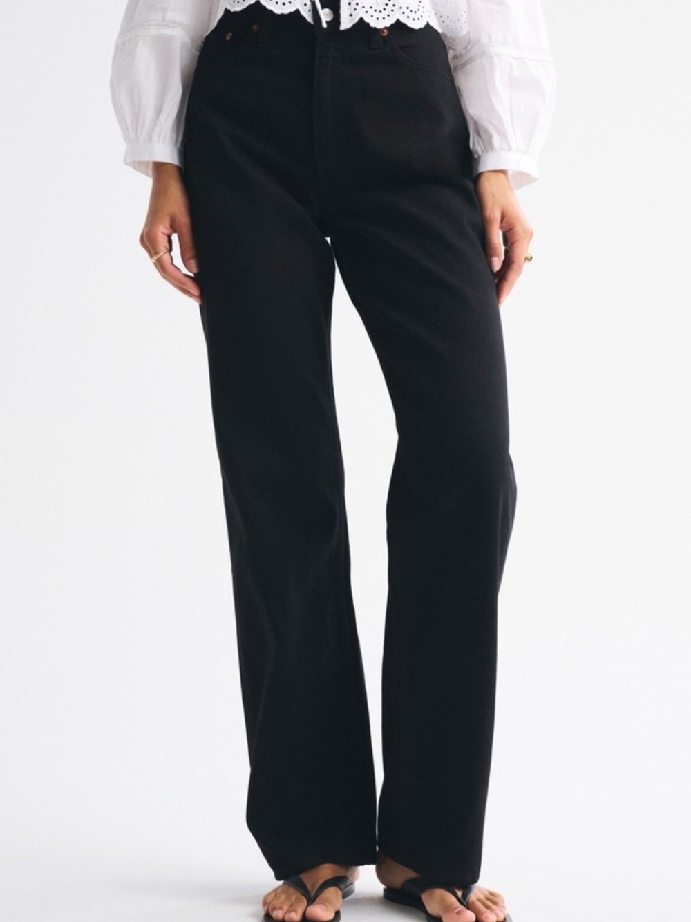 Abercrombie & Fitch High-Rise Loose Jean